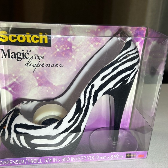Scotch Other - Scotch Zebra Print Tape Dispenser